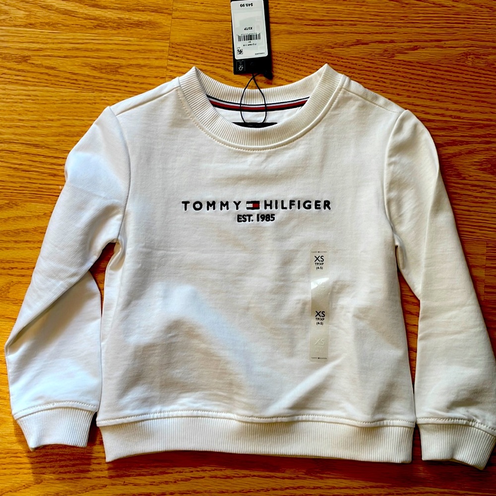 Brand New Girls XS Tommy Hilfiger Sweatshirt